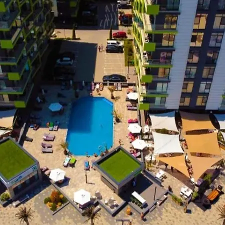 Alezzi Luxury Apartamente-resort Cu Piscina Gym Restaurante In Prima Linie La Mare *