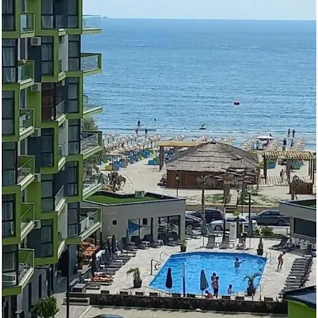 דירה Alezzi Luxury Apartamente-resort Cu Piscina Gym Restaurante In Prima Linie La Mare